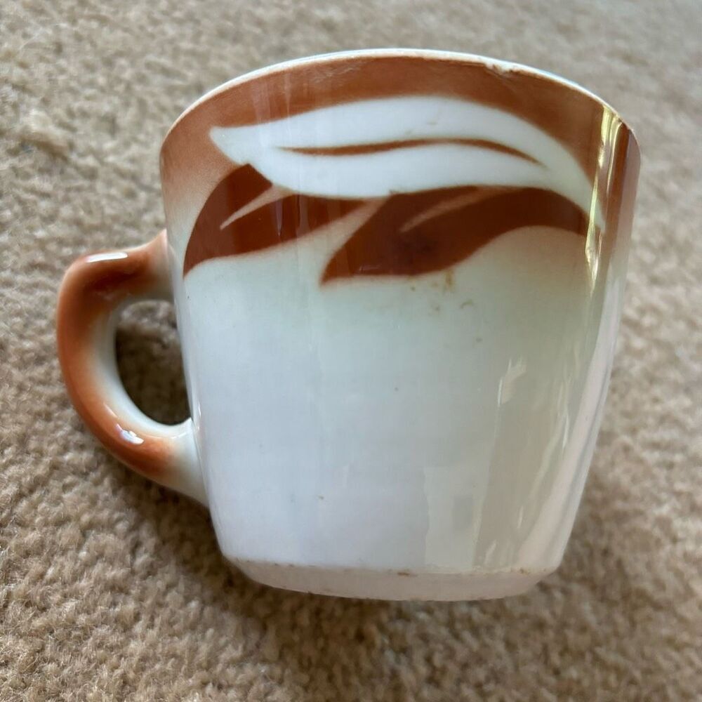 Jackson China Falls Creek PA Airbrush Brown Coffee Cup